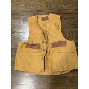 Vintage Caliber Sportsman Apparel Hunting Shooting Vest Size Large Deer Duck
